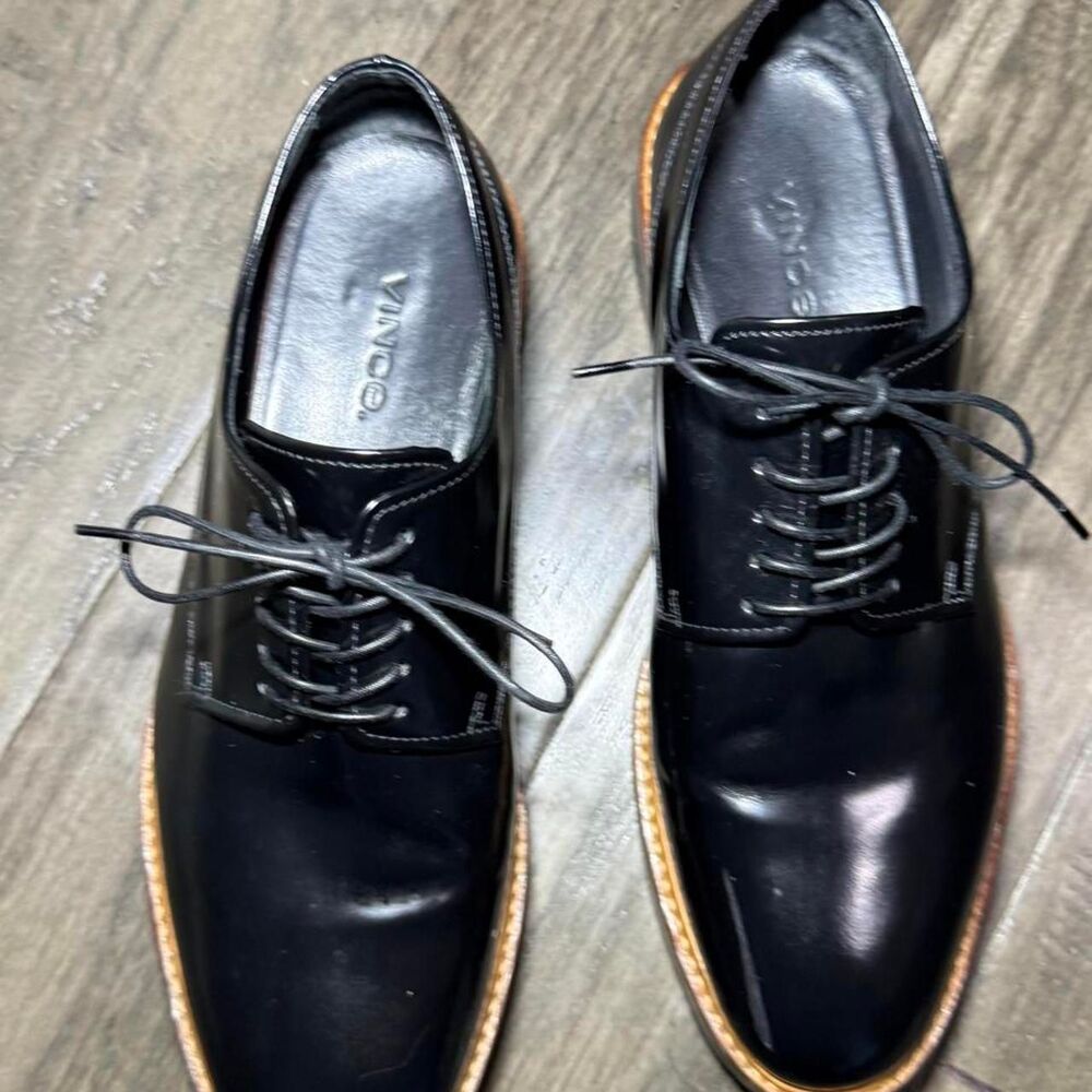 Vince Women's Black Oxfords